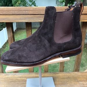 Allen Edmonds Liverpool chocolate suede. Size 11D.